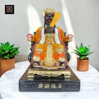 Patung Raja Naga / Dragon King / Long Wang 14 Inch Tinggi 32 cm Di Asuransikan