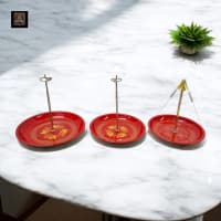 Tempat Bakar Dupa Lingkar Tahan Panas dengan Kawat / Tinggi Adjustable - 24 Jam & 12 Jam