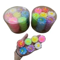 Lilin Teratai Toples Multicolor Isi 28 Pcs