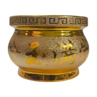 Hiolo Keramik Rose Gold Pasir / Tempat Bakar Dupa Keramik